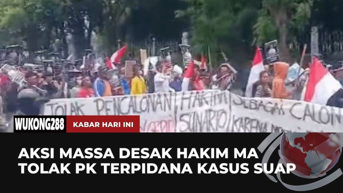 Ribuan Orang Gelar Aksi Demonstrasi di Depan Gedung MA, Tuntut Transparansi dan Keadilan